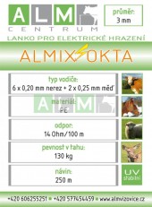 Vodivé lanko ALMIX OKTA