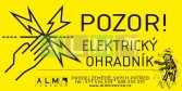 Výstražná cedulka "Pozor elektrický ohradník"